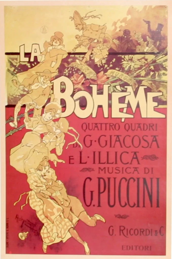 Adolfo Hohenstein La Boheme Delyrarte
