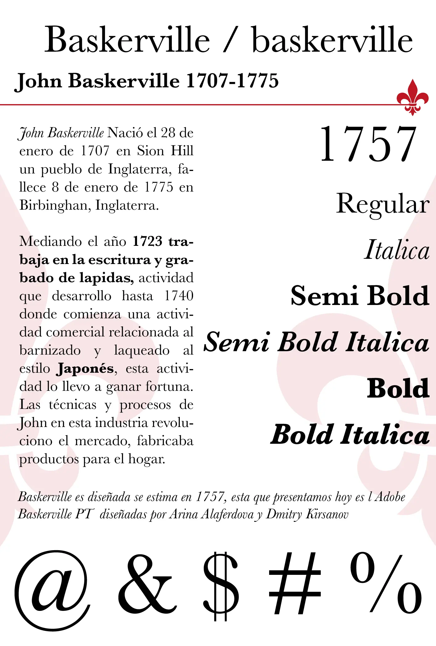 John Baskerville Bdelyrarte