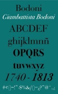 Bodoni