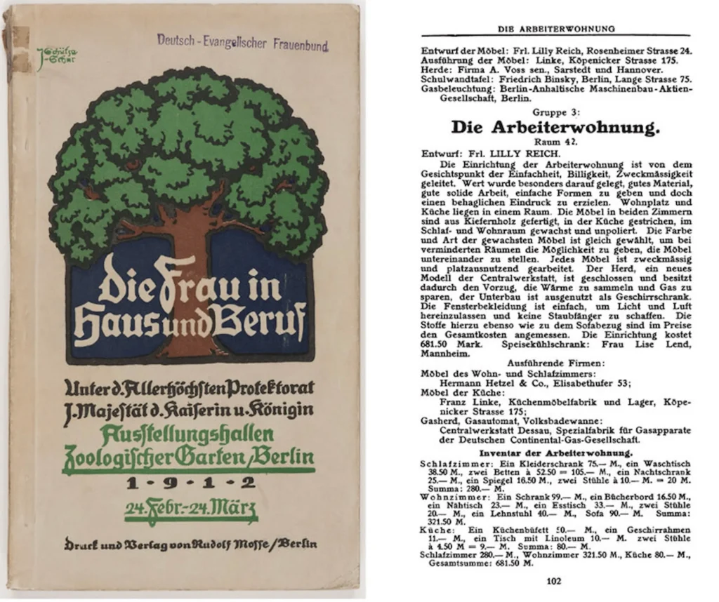 Lilly Reich werkdund