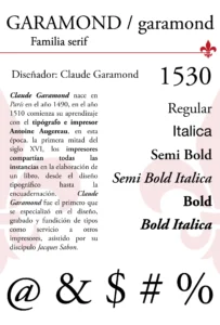GARAMOND
