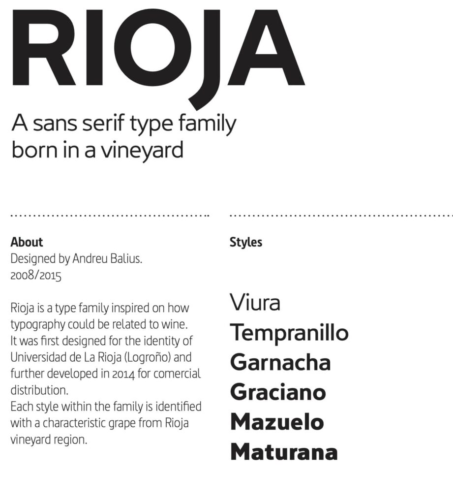 Rioja Andreu Balius