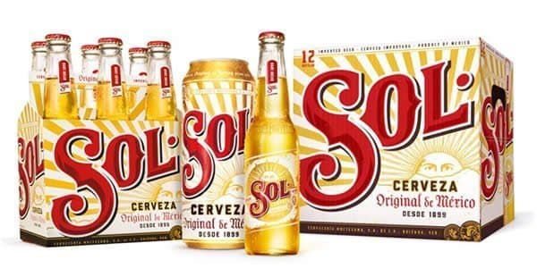 cerveza mexicana Sol