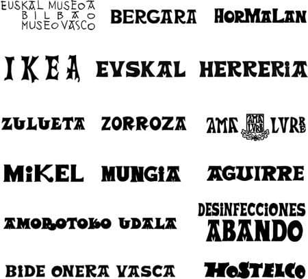vaskos6 Tipografías Vascas