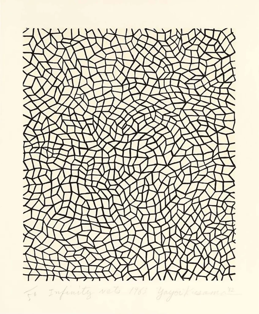 Yayoi Kusama Infinity Nets Delyrarte